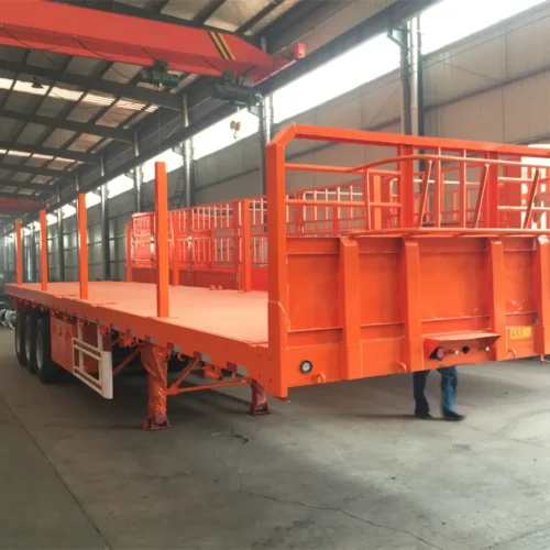 60Tons Flatbed Trailer For Sale