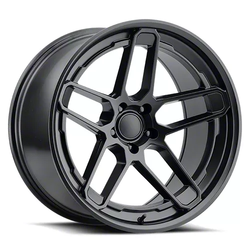 Demon 170 Style Matte Black Wheel; 20×9; 20mm Offset (06-10 RWD Charger)