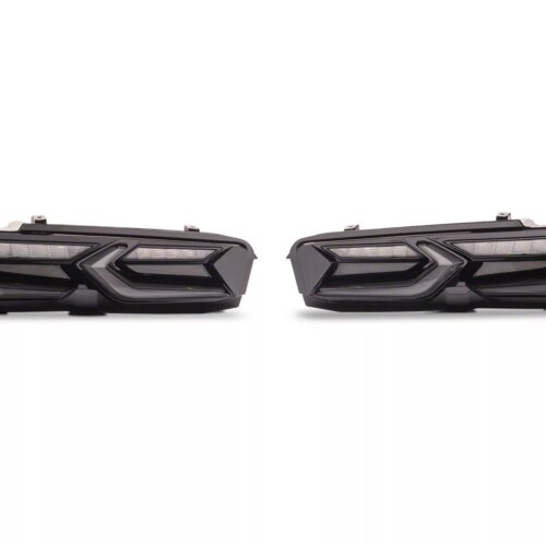 Umbra LED Tail Lights; Gloss Black Housing; Smoked Lens (19-24 Camaro)