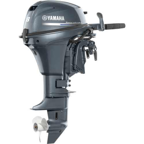 Yamaha 8 HP F8SMHB Outboard | 15″ Shaft | Manual Start | Manual Tilt