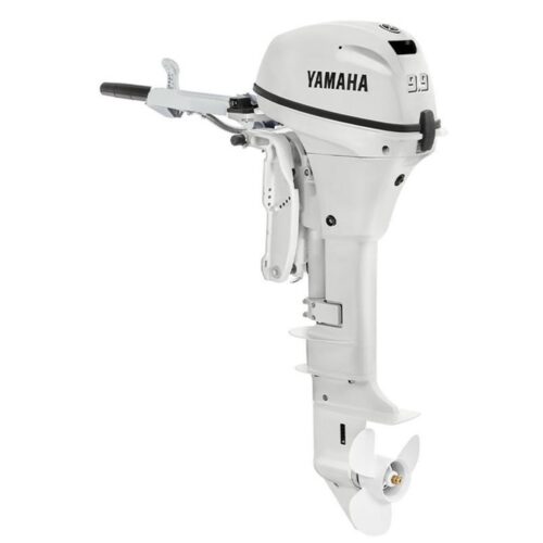 Yamaha 9.9 HP F9.9SMHB2 OUTBOARD | 15″ Shaft | Manual Start | Manual Tilt | White